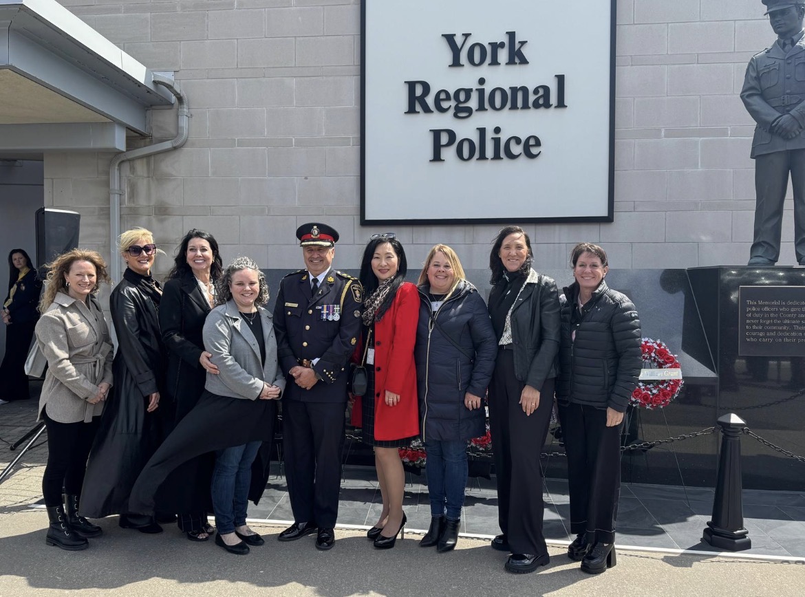 SOLE Members at the YRP Memorial with Chief MacSween