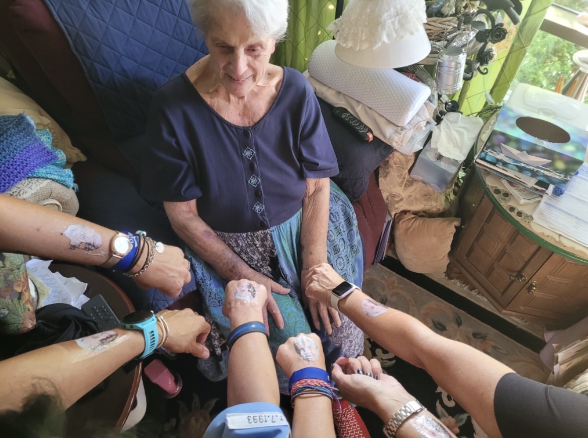SOLE members with Barbara Irwin